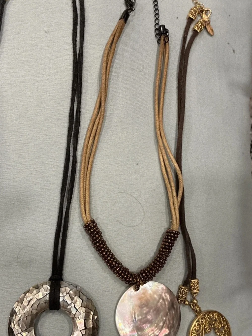 Lot of 6 vintage choker necklaces